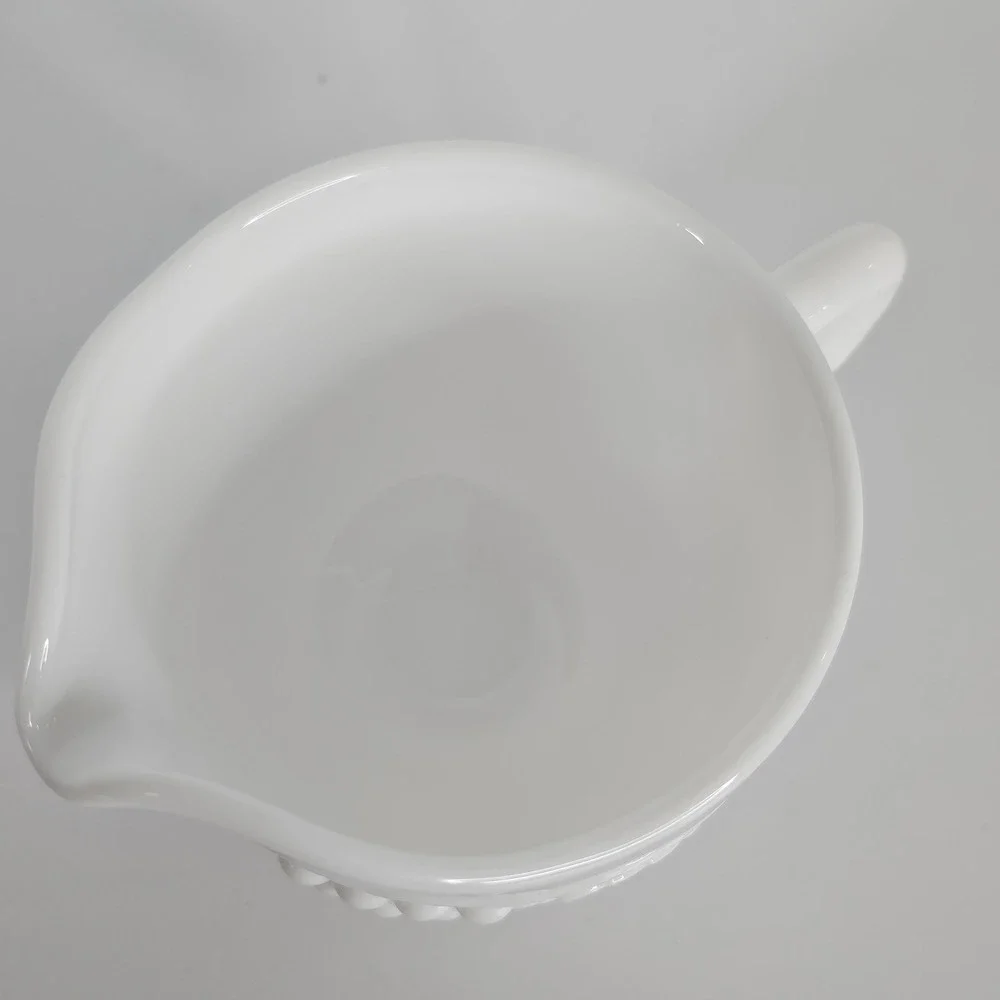 Indiana Glass Colony Vintage‎ Milk Glass Creamer Harvest Grape Vine Cottage Core